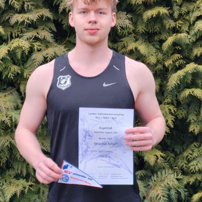 2026 01 24 Sebastian Patzelt Landesmeister Halle Mu20 Kugelstossen